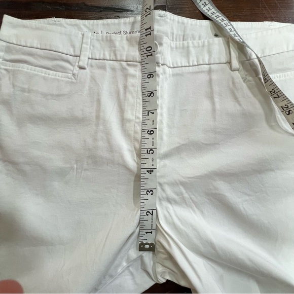TALBOTS NWOT Perfect Skimmer size 14P color White slit in bottom - Picture 10 of 10